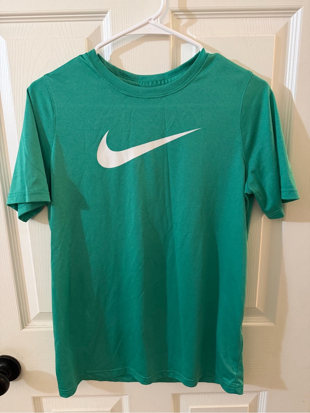 Nike Teal Short-Sleeve Tee with White Swoosh